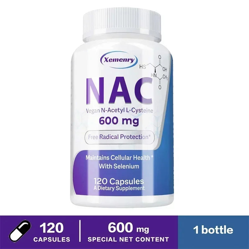 Cápsulas NAC 600mg Pslalae – Antioxidante y Desintoxicación Sin OGM