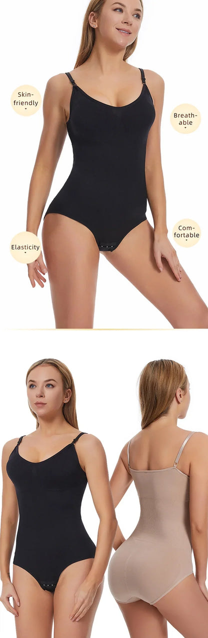 Body Moldeador Sexy Mujer – Sin Costuras, Levanta Glúteos, Cuerpo Completo con Entrepierna Abierta