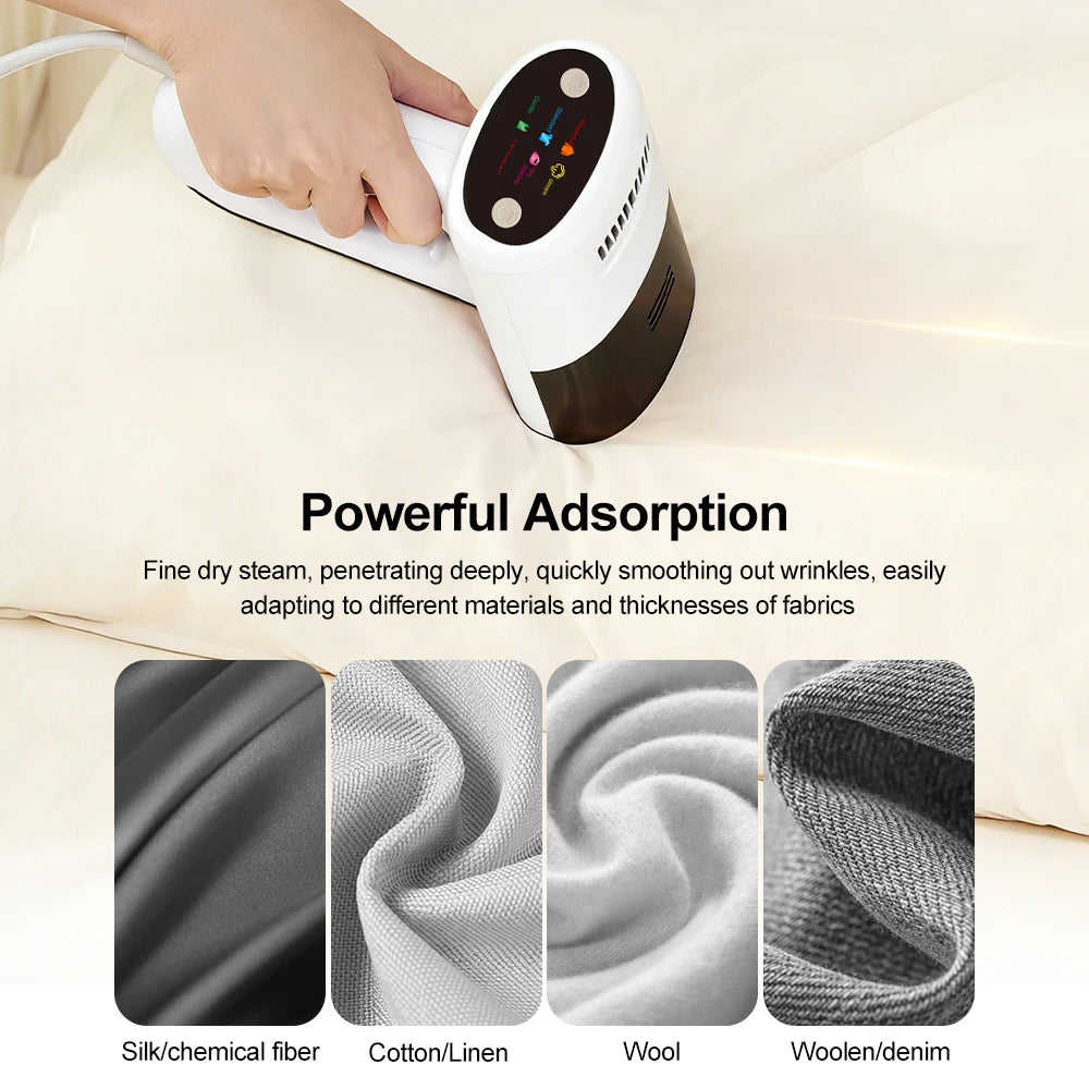 Vaporizador de Ropa Portátil 2 en 1 | Vapor y Seco 1000 W