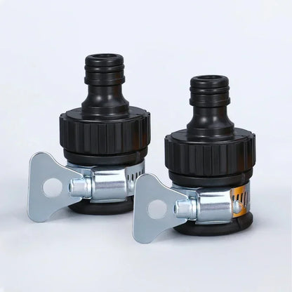 2pcs Durable Universal Water Tap Adapter, Plastic Hose Connector Faucet Quick Connect for Car Wash Garden Irrigation