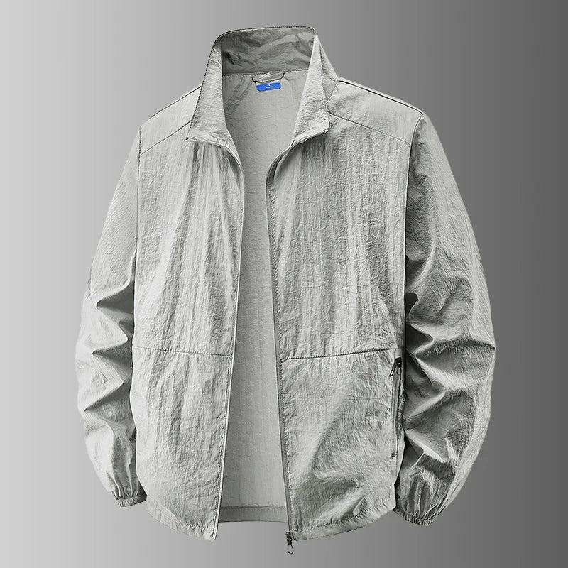 Chaqueta UV UPF50+ para Hombre Tallas Grandes – Cortavientos Ligero de Verano M-8XL