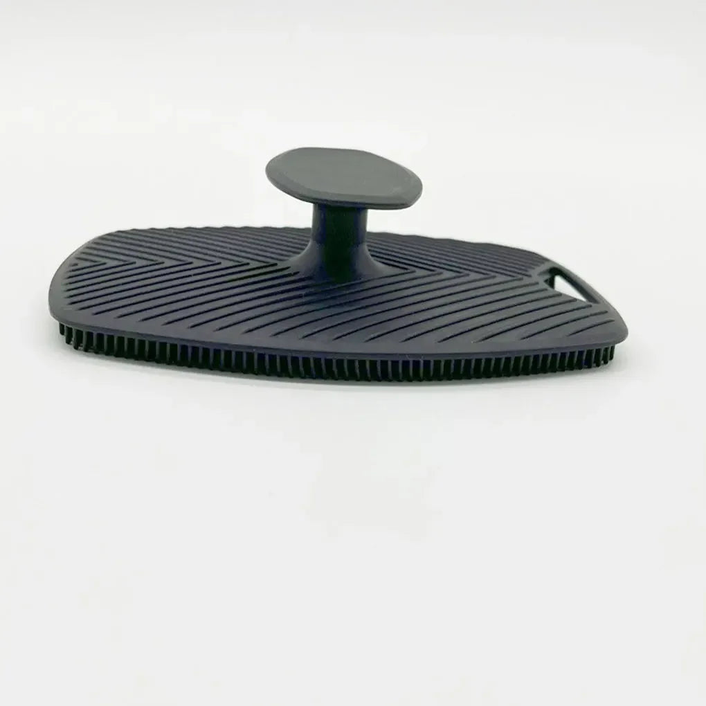 Cepillo de limpieza corporal de silicona suave para exfoliación, práctico, fácil de limpiar, cepillo de baño de silicona, 1 ud.