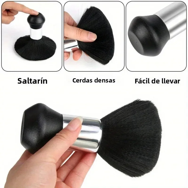 WANMEI-Juego de rociador de agua para peluquero, peluquero, plumero para el cuello, cepillo de limpieza, herramienta de Peinado profesional