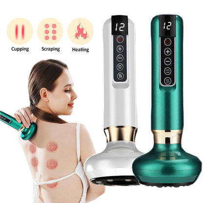 Smart Suction Medical Cupping Set, Beauty Massager, Glass Jars, Anti-Cellulite Cupping, Vacuum Slimming Guasha Massage