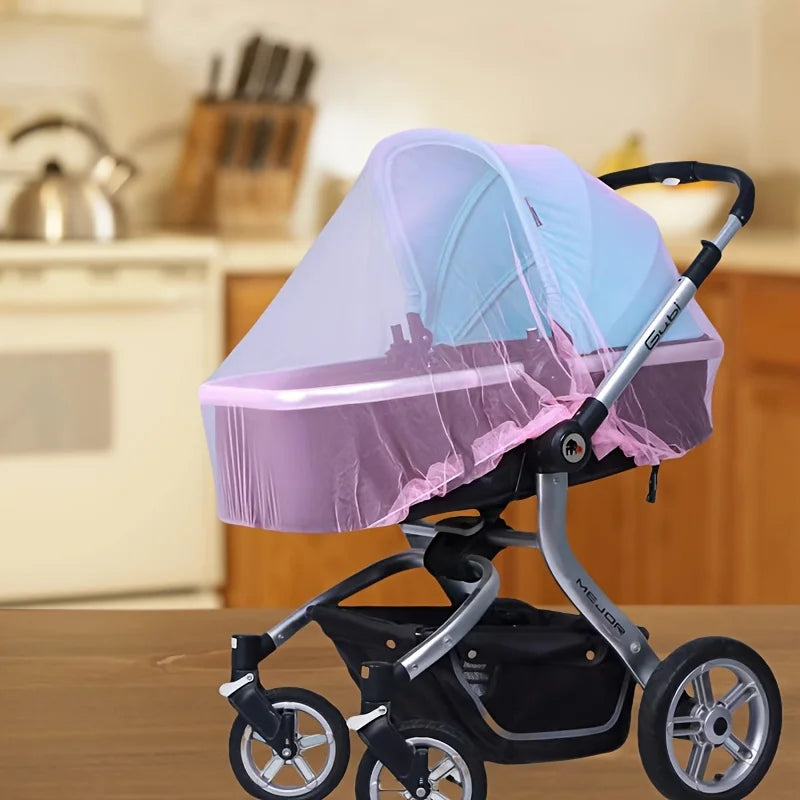 Stroller Mosquito Net: full coverage, with dense mesh for enhanced insect protection, polyester outdoor anti-mosquito equipment for strollers