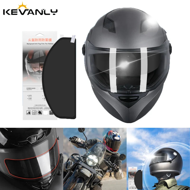 Casco de motocicleta a prueba de sol, película antiniebla antideslumbrante, protección UV, película de protección solar para casco de motocicleta, piezas de casco de motocicleta