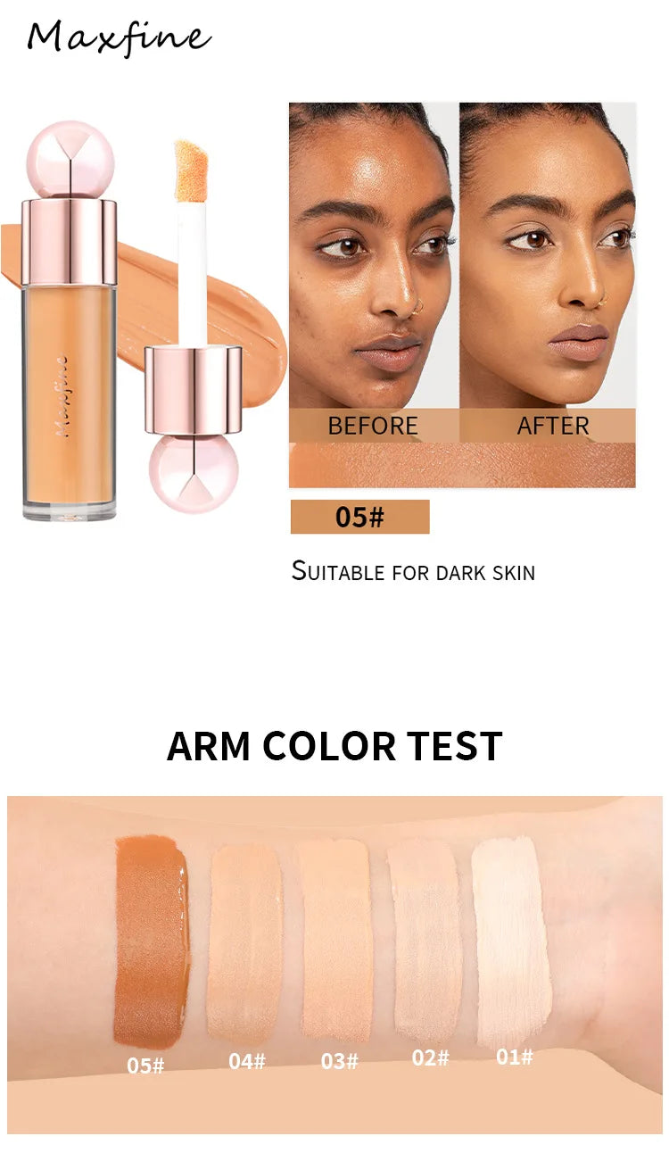 Pore-blurring, hydrating, oil-control, long-lasting, sweatproof, transfer-proof concealer to cover facial imperfections