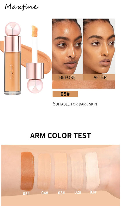Pore-blurring, hydrating, oil-control, long-lasting, sweatproof, transfer-proof concealer to cover facial imperfections