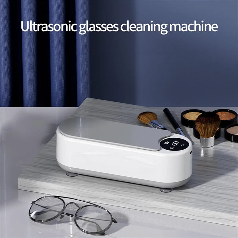 Portable Household Cleaning Machine, 450ml Ultrasonic Cleaner, Jewelry Cleaning Machine for Rings, Glasses, Makeup Brushes