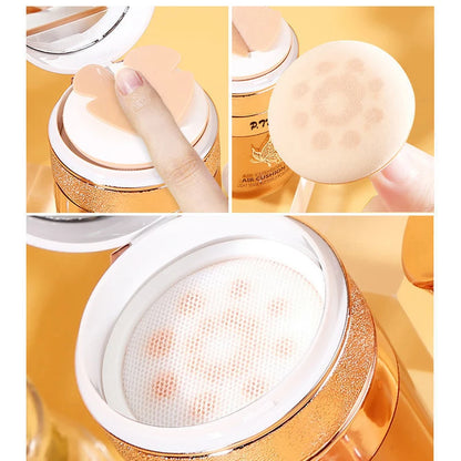BB Cream Air Cushion, Moisturizing Foundation, Concealer, Whitening, Oil Control, Waterproof, Butterfly Powder Puff, Makeup Cosmetics
