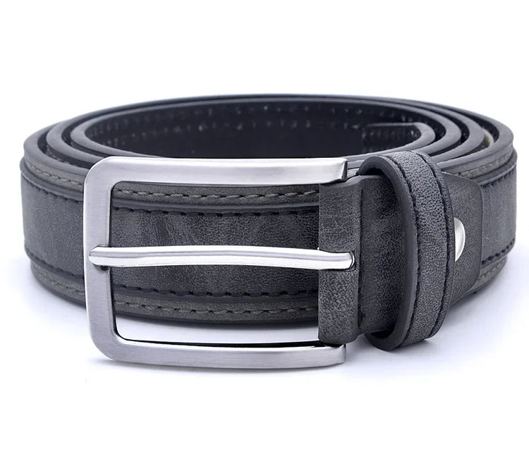 Cinturón de Moda para Hombre – Estilo Casual Lujoso, 3 Colores, Tallas 110-130 cm