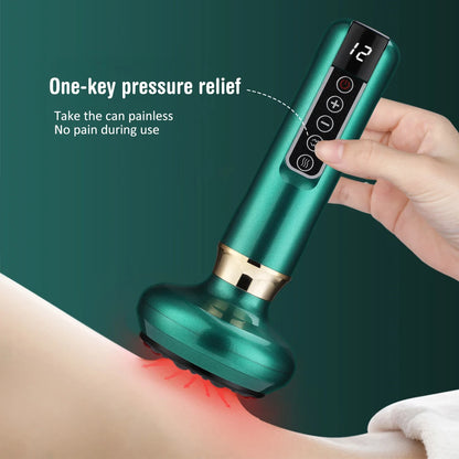 Smart Suction Medical Cupping Set, Beauty Massager, Glass Jars, Anti-Cellulite Cupping, Vacuum Slimming Guasha Massage