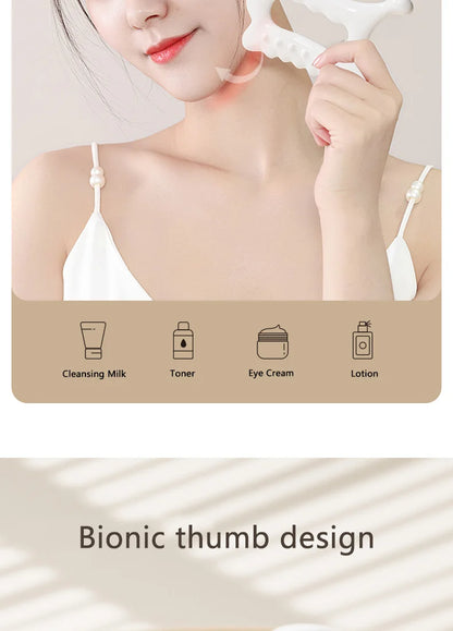 Tabla de masaje Gua Sha para mantenimiento Facial, placa de raspado de cuerpo completo portátil sin estática resinosa para mujeres y adultos, novedad de 2024