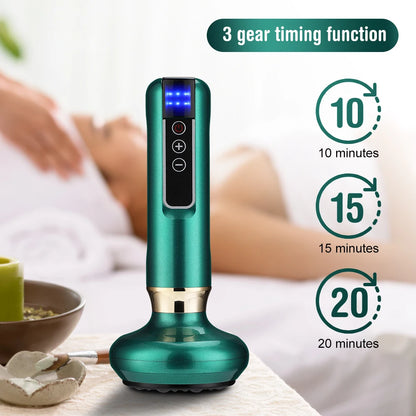 Smart Suction Medical Cupping Set, Beauty Massager, Glass Jars, Anti-Cellulite Cupping, Vacuum Slimming Guasha Massage