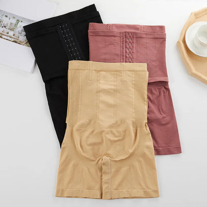 Women's Shapewear Tummy Control Body Shaper Fajas Hook Shorts Butt Lifter High Waist Underwear Slimming Panties
