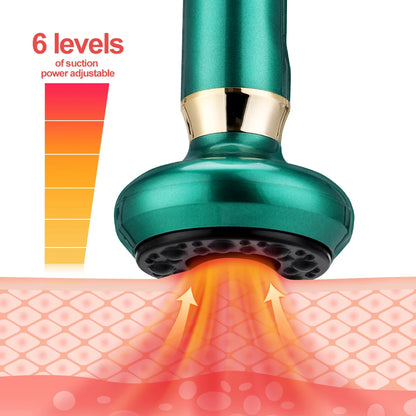 Smart Suction Medical Cupping Set, Beauty Massager, Glass Jars, Anti-Cellulite Cupping, Vacuum Slimming Guasha Massage