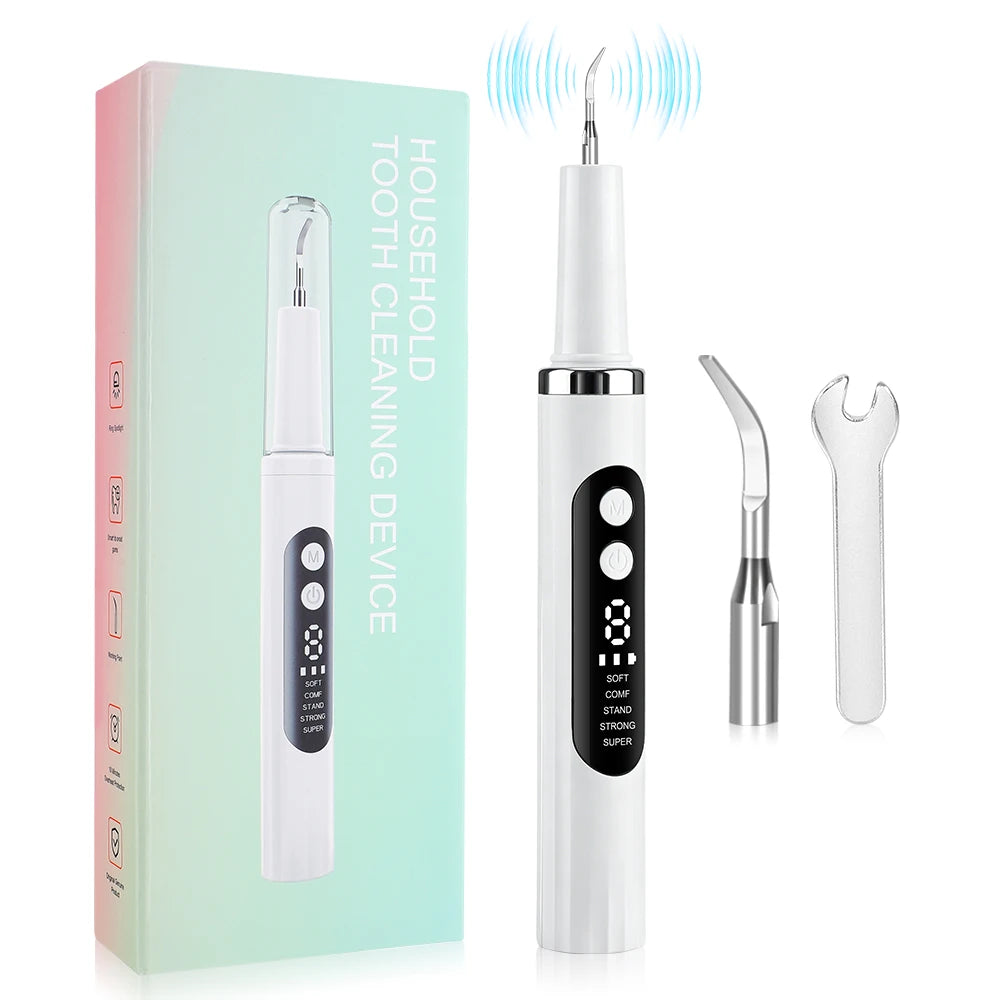Escalador Dental Ultrasónico Eléctrico – 5 Modos, 9 Niveles, Eliminador de Sarro y Manchas | AFDEAL