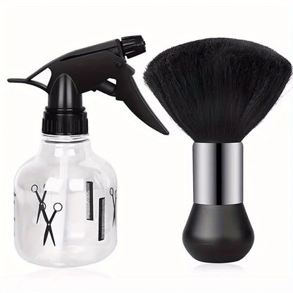 WANMEI-Juego de rociador de agua para peluquero, peluquero, plumero para el cuello, cepillo de limpieza, herramienta de Peinado profesional