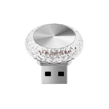 Portable USB Car Ambient Light, Mini LED Decorative Car Interior Atmosphere Lamps, Ambient Light, Computer Light, Plug & Play