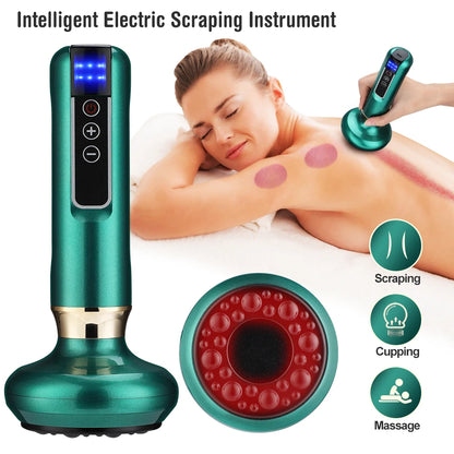 Smart Suction Medical Cupping Set, Beauty Massager, Glass Jars, Anti-Cellulite Cupping, Vacuum Slimming Guasha Massage
