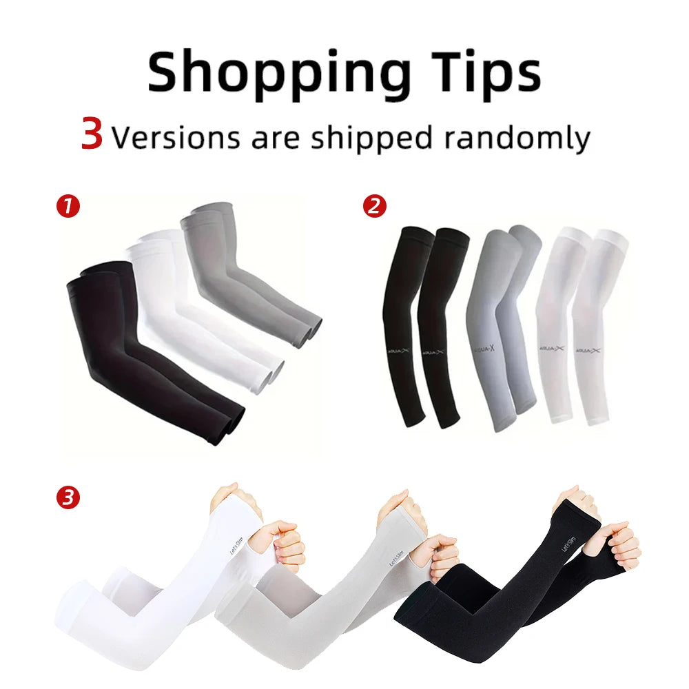 Mangas de Protección Solar UV para Brazos – Pack 3 Pares Transpirables