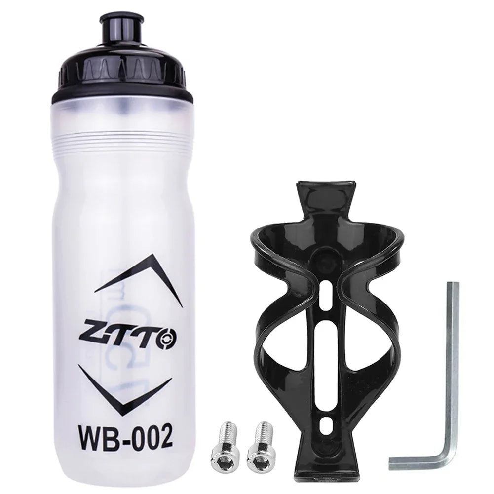 Botella de agua para bicicleta MTB, hervidor portátil, accesorio para bebidas, ciclismo, senderismo, montaña, botella de agua PP para deportes al aire libre