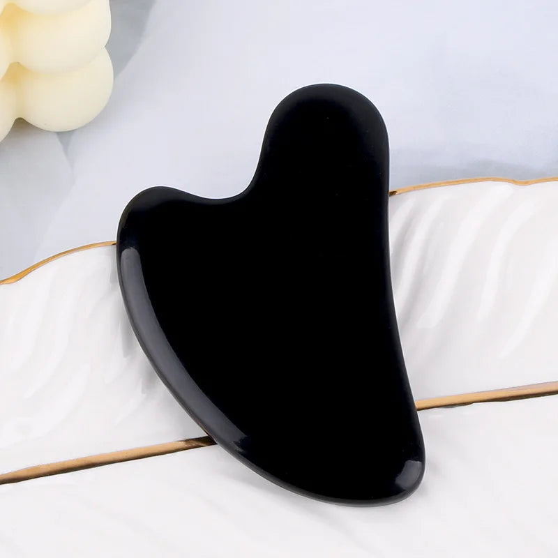 Tablero Gua Sha de Cera de Abejas – Masaje Facial y Acupuntura
