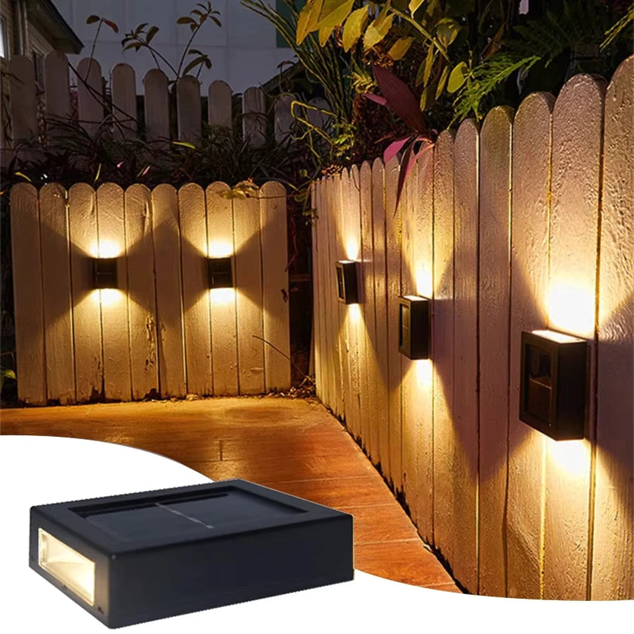 Outdoor Solar LED Light, Solar Lighting Sensor Lamp, Street Lights, Outdoor Garden Decoration, Garland, Waterproof Solar Collector