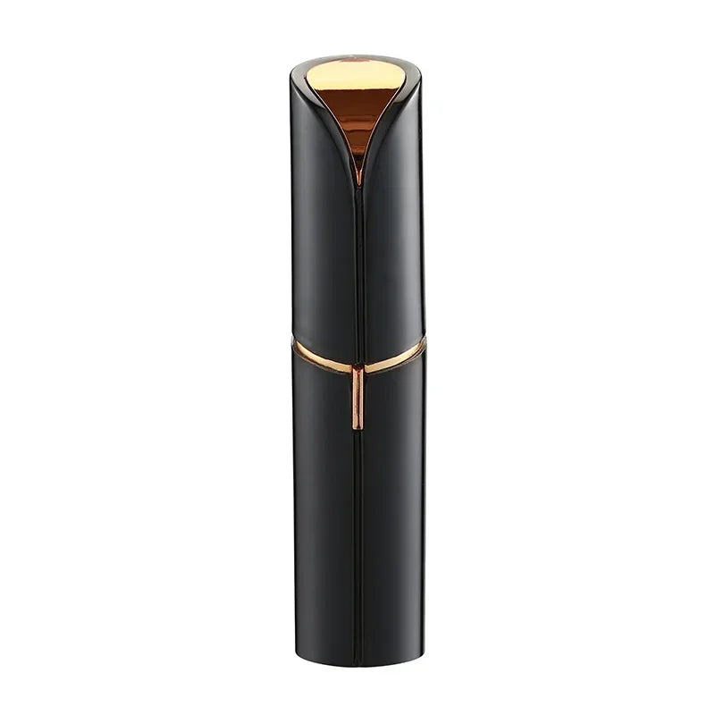 Depiladora eléctrica portátil en forma de lápiz labial para mujer, depilación Facial indolora y efectiva, herramienta de afeitadora para el hogar