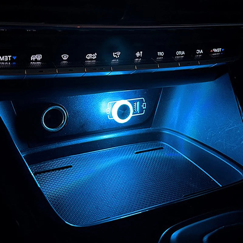 Portable USB Car Ambient Light, Mini LED Decorative Car Interior Atmosphere Lamps, Ambient Light, Computer Light, Plug & Play