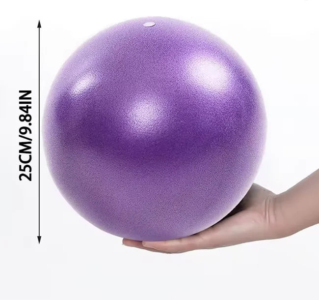 25cm Yoga Ball for Exercise, Gymnastics, Fitness, Pilates, Balance Exercise, Gym, Fitness, Yoga Ball, Indoor Training, Yoga Ball Core