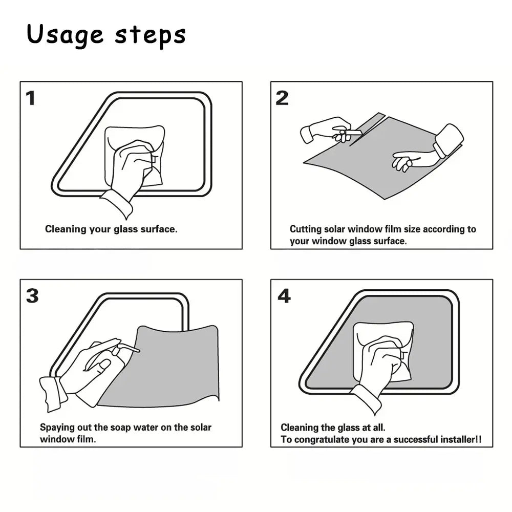 Láminas negras para ventana de coche VLT de 3M x 50CM, película tintada para ventana de casa, Protector Solar UV, películas adhesivas, caja de palo de algodón perlado PAC