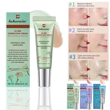 Crema CC Coreana con Centella Asiática – Base Líquida que Cambia de Color 15ml