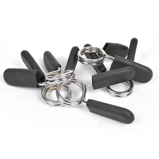 1 pieza 24/25/28/30mm abrazadera de barra Clips de cuello de resorte peso de gimnasio bloqueo de mancuernas Kit de elevación estándar bloqueo de barra