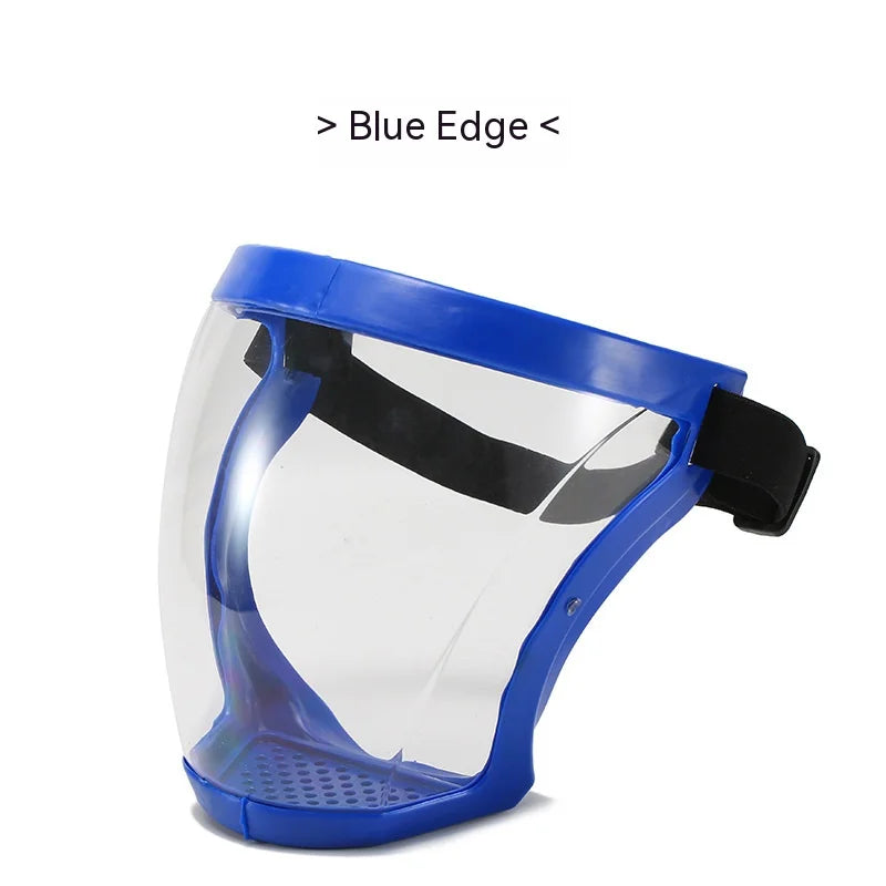 Transparent Face Shield for Work, Anti-fog Oil-proof Full Face Mask for Kitchen