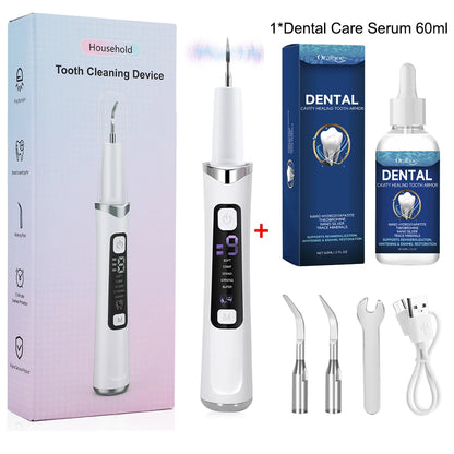 Escalador Dental Ultrasónico Eléctrico – 5 Modos, 9 Niveles, Eliminador de Sarro y Manchas | AFDEAL