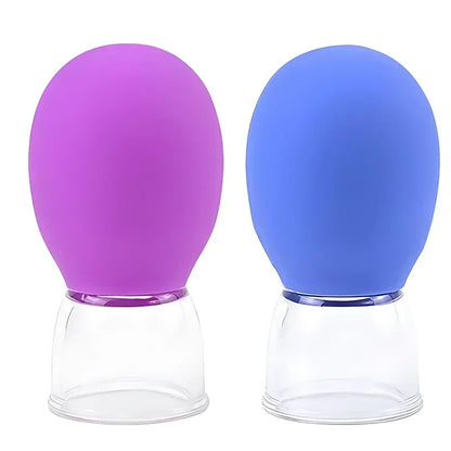 Taza de masaje con ventosas de silicona para el cuerpo, cara, cuello, masajeador de ojos, tanque de vacío, cuidado Facial corporal, herramienta de belleza antienvejecimiento