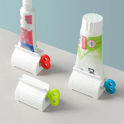 Tubo de pasta de dientes exprimidor con Clip limpiador Facial prensa Manual exprimidor de pasta de dientes compañero suministros de baño multifuncionales