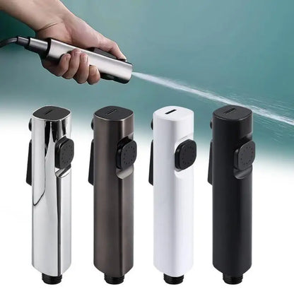 Rociador de bidé para inodoro de presurización, cabezal de ducha Universal de 4 pulgadas, accesorios de baño de mano para limpieza de WC, pulverizador de manguera de agua