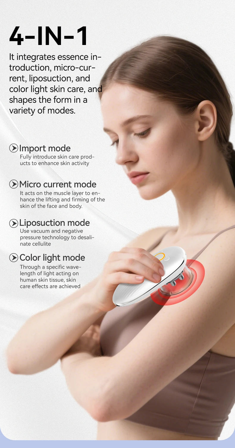 2025 Masajeador para esculpir cara y cuerpo, máquina Facial para celulitis corporal, quemador de grasa, dispositivo adelgazante para dar forma, herramientas de masaje para perder peso