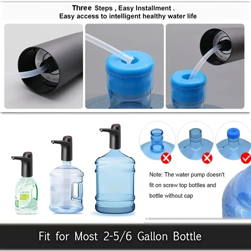 5 Gallon USB Charging Portable Water Dispenser: Automatic Electric Pump Suitable for Home, Office, and Outdoor Use