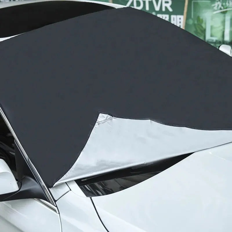 Magnetic absorption storage bag for car, waterproof sunshade, sun protector, Universal fit, front row, all models