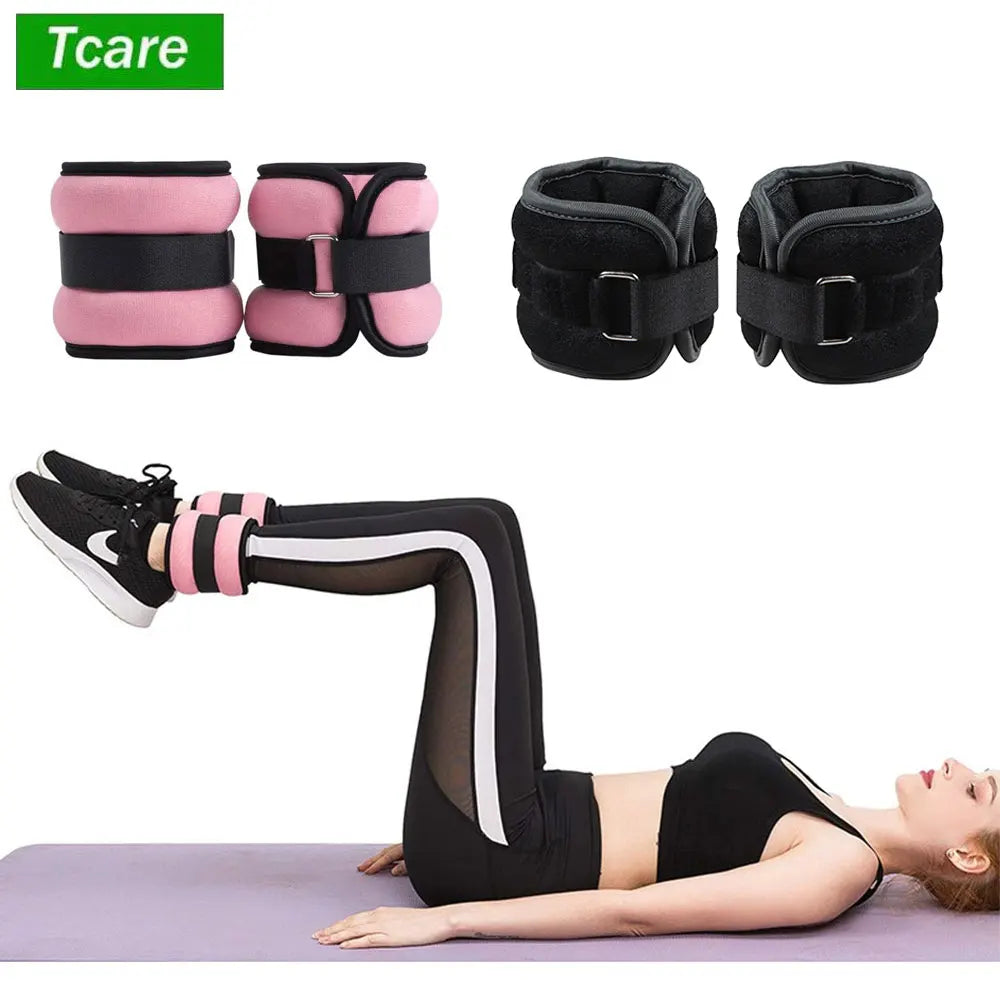 1 Pair Ankle and Wrist Weights (0.25kg/0.5kg each pack) for Women and Men, New Leg and Arm Weights Set with Adjustable Straps for Exercise