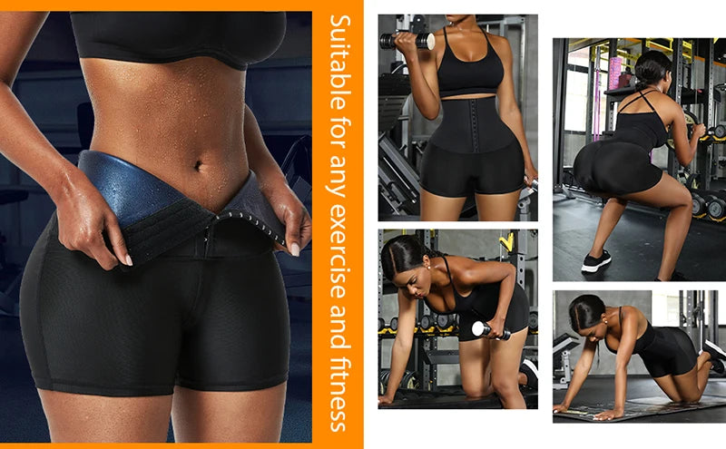 MISSMOLY Sweat Sauna Briefs Body Shaper Shorts Slimming Shapewear for Weight Loss Waist Trainer Tummy Control Thermal Leggings