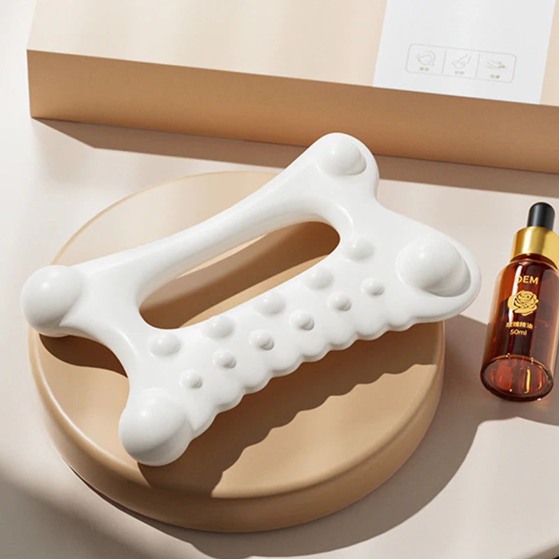 Tabla de masaje Gua Sha para mantenimiento Facial, placa de raspado de cuerpo completo portátil sin estática resinosa para mujeres y adultos, novedad de 2024