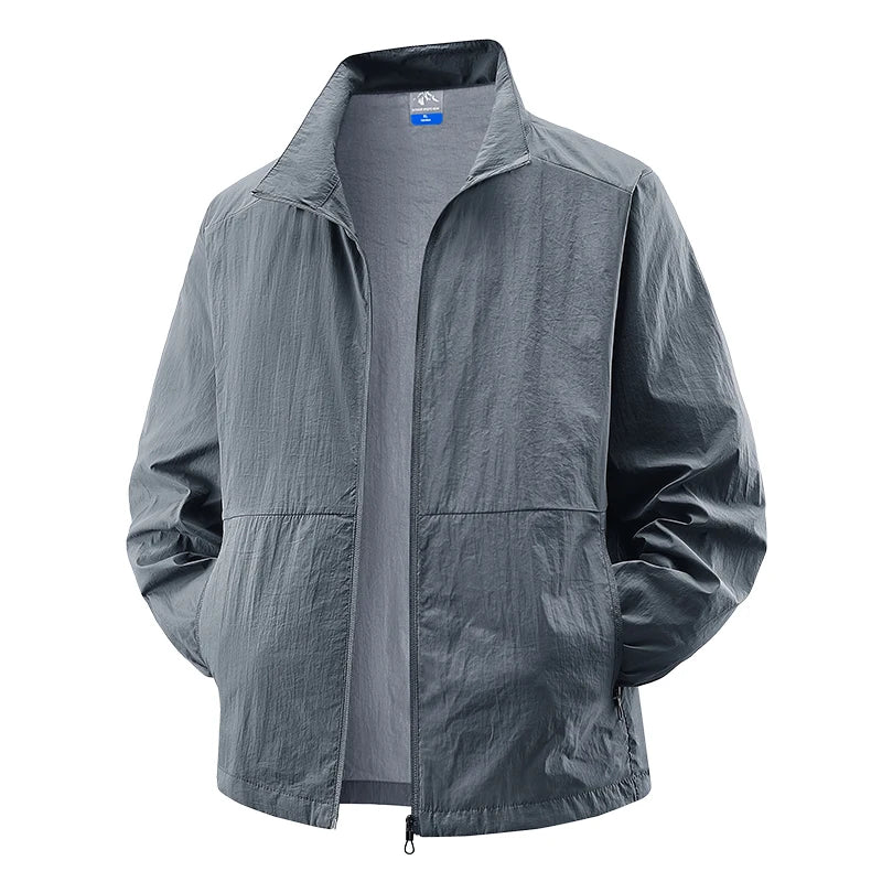 Chaqueta UV UPF50+ para Hombre Tallas Grandes – Cortavientos Ligero de Verano M-8XL