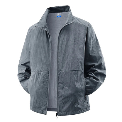 Chaqueta UV UPF50+ para Hombre Tallas Grandes – Cortavientos Ligero de Verano M-8XL