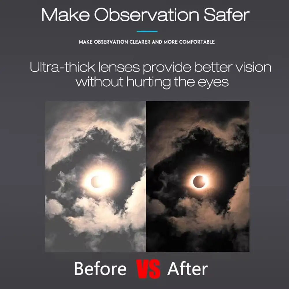 Gafas de Eclipse Solar – Protección UV para Observación Solar Directa
