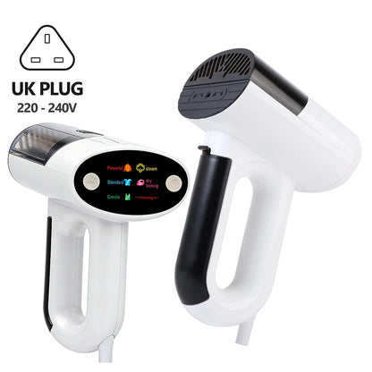 Vaporizador de Ropa Portátil 2 en 1 | Vapor y Seco 1000 W