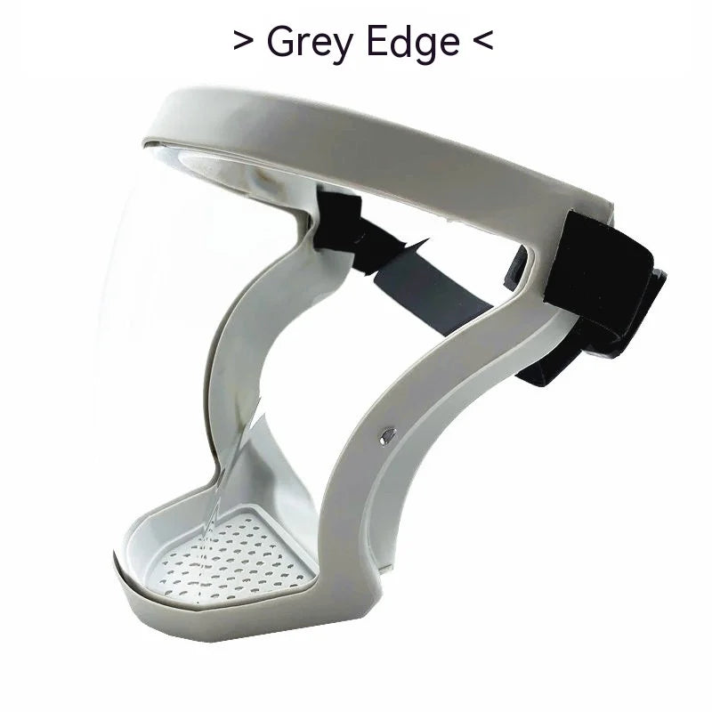 Transparent Face Shield for Work, Anti-fog Oil-proof Full Face Mask for Kitchen